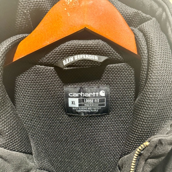 CARHARTT RAIN DEFENDER LOOSE FIT THERMAL LINED FULL-ZIP SWEATSHIRT MEN’S XL - Picture 2 of 5